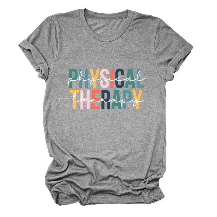 Women's Fashion Short-sleeved Comfortable Loose T-shirt Blouses