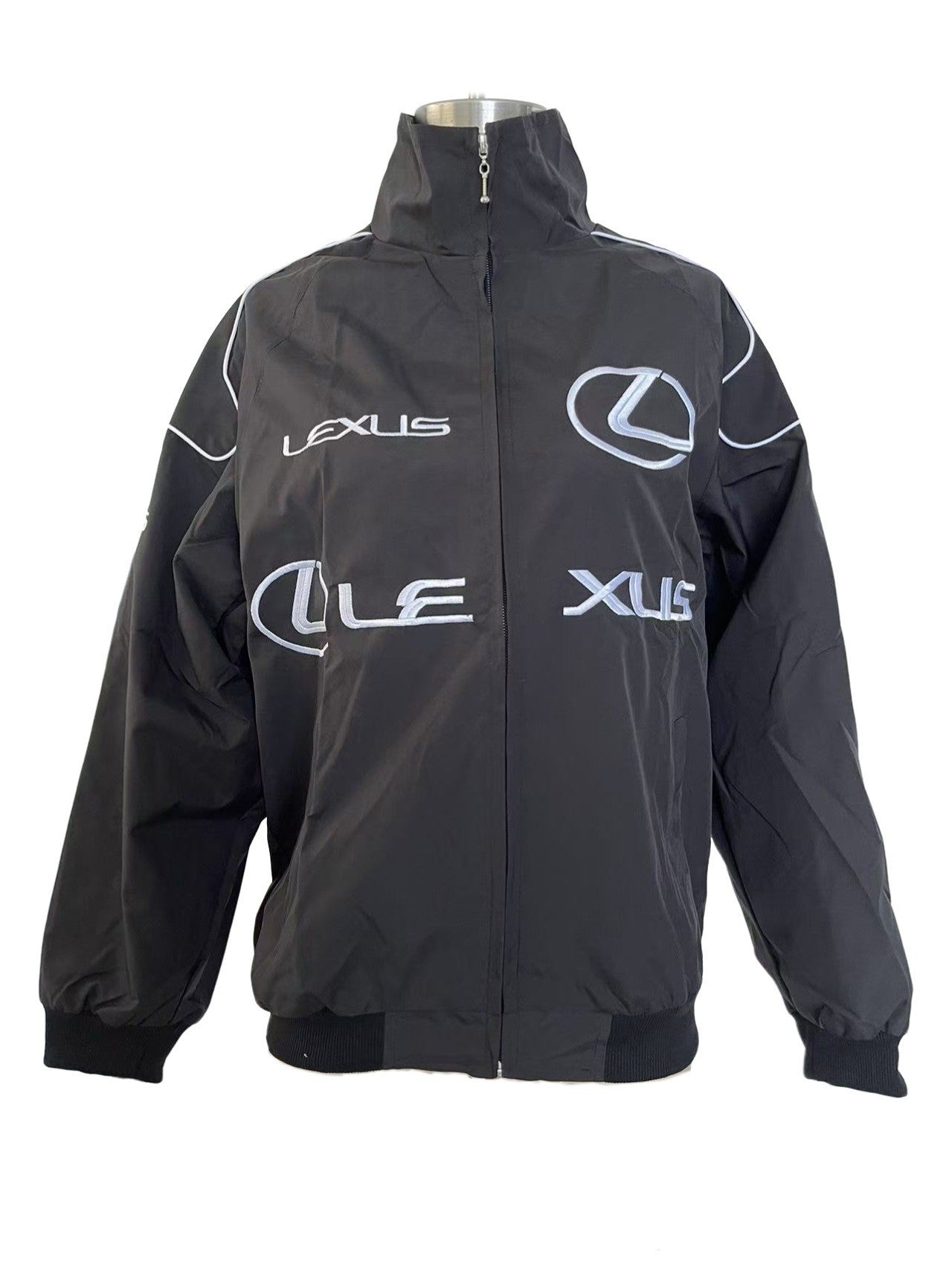 Women's Winter Printed Motorcycle Loose Embroidered Cotton Jackets