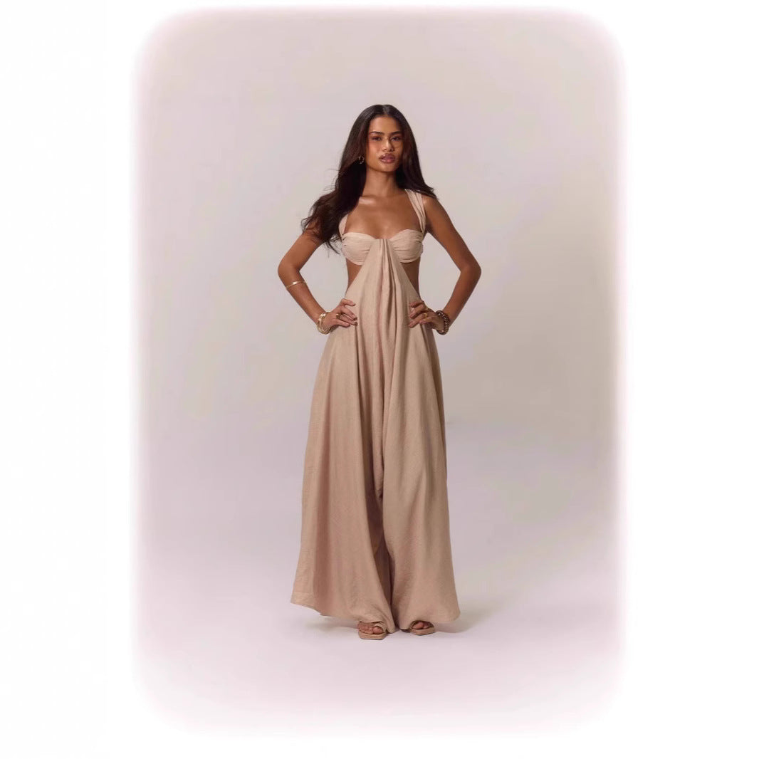 Women's Party Dress Sexy Suspender Trousers Jumpsuits