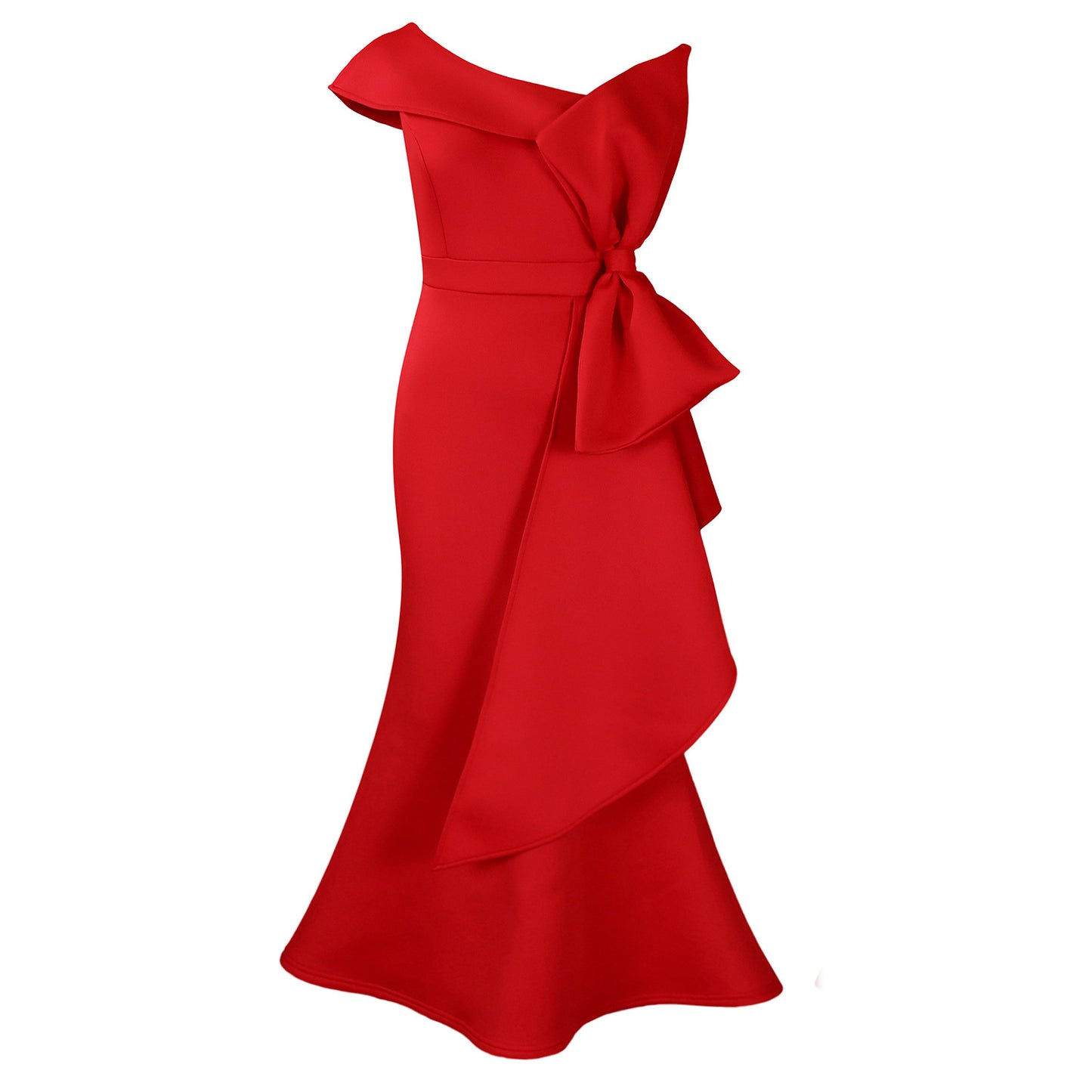 Women's Fashion Tube Diagonal Collar Sexy Dress Dresses