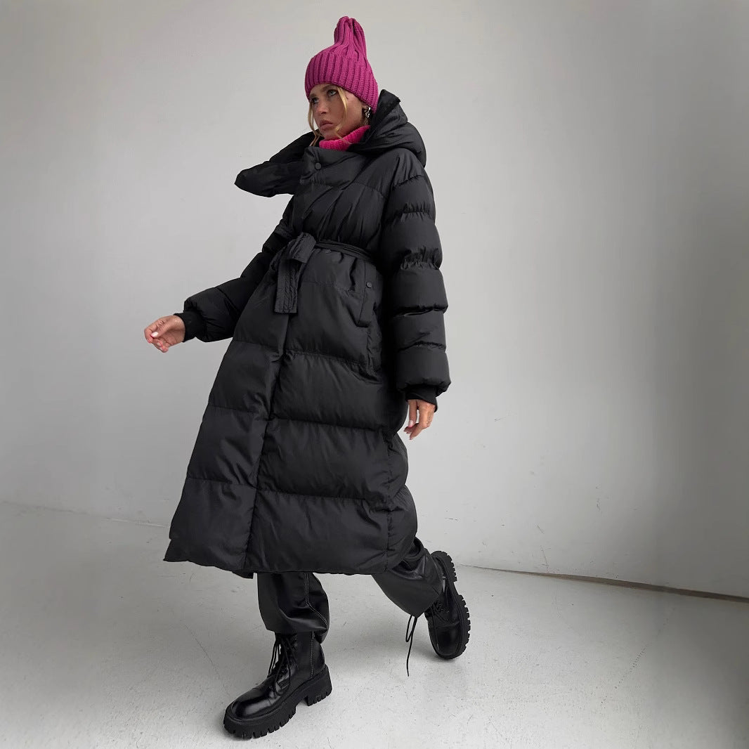 Long Cotton Winter Elegant Warm Thickened Coats