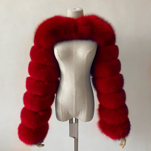 Women's Fur Artificial Imitation Fox Ultra Faux Coats