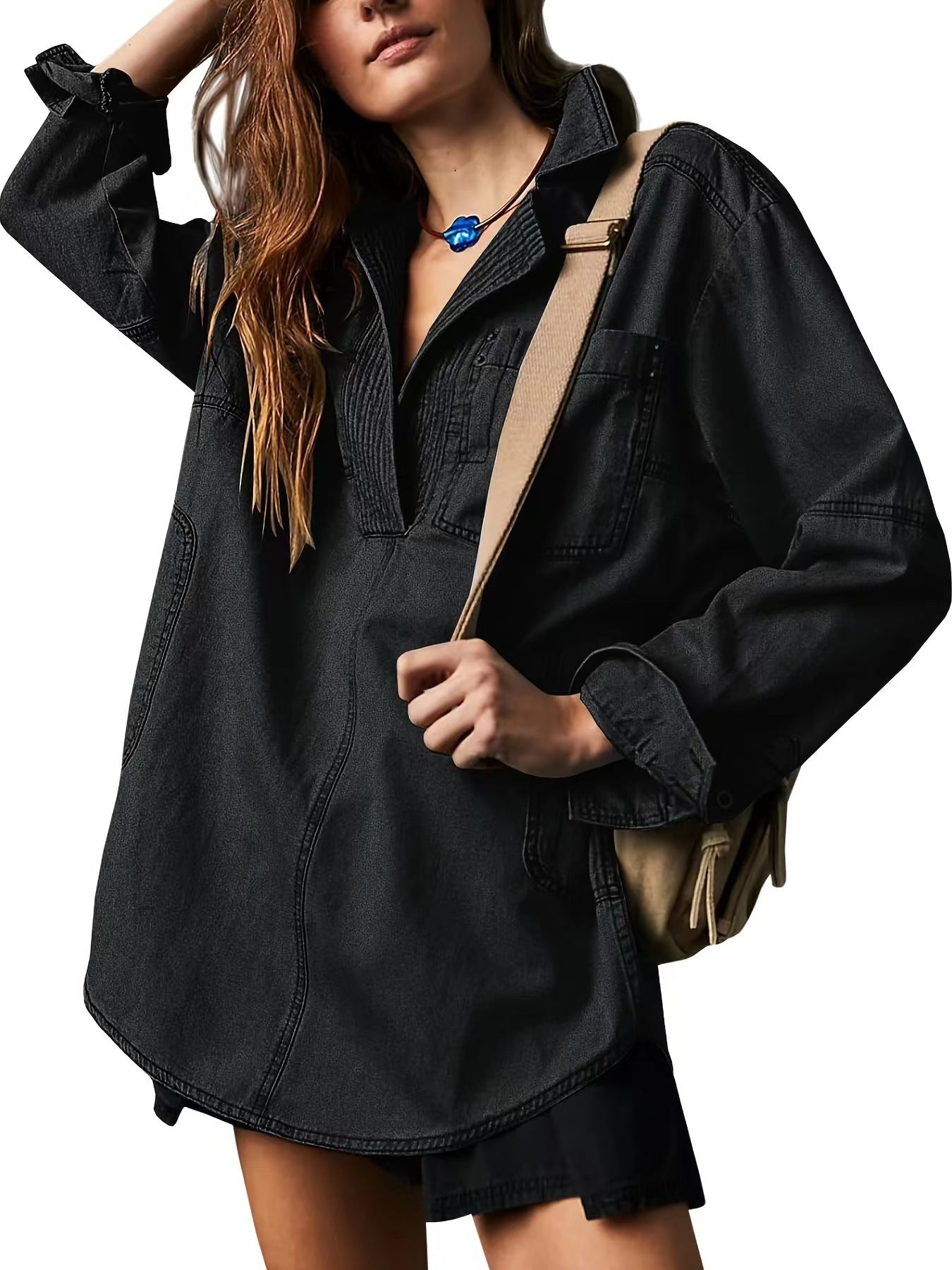 Glamorous Denim Long-sleeved Fashion Design Casual Jackets