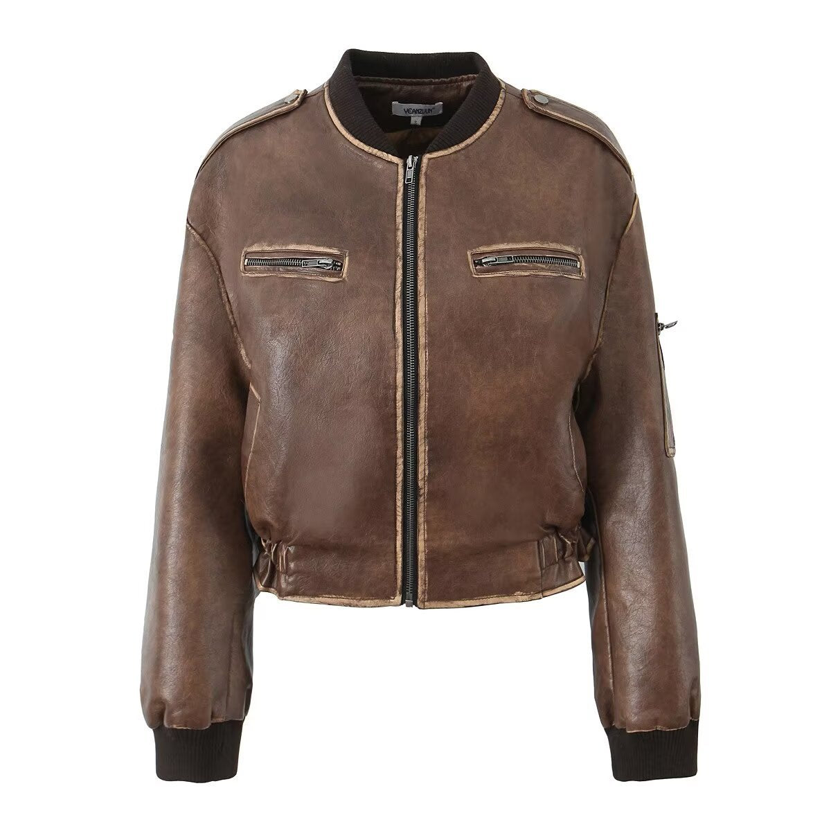 Women's Autumn Retro Style American Street Loose Jackets