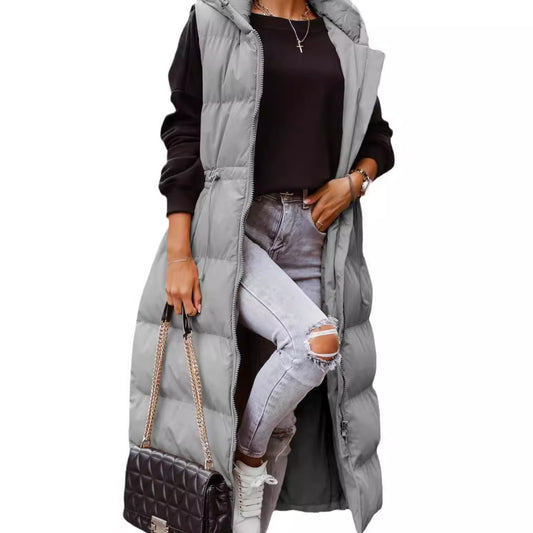 Hooded Long Slim Fit Fashionable Elegant Vests