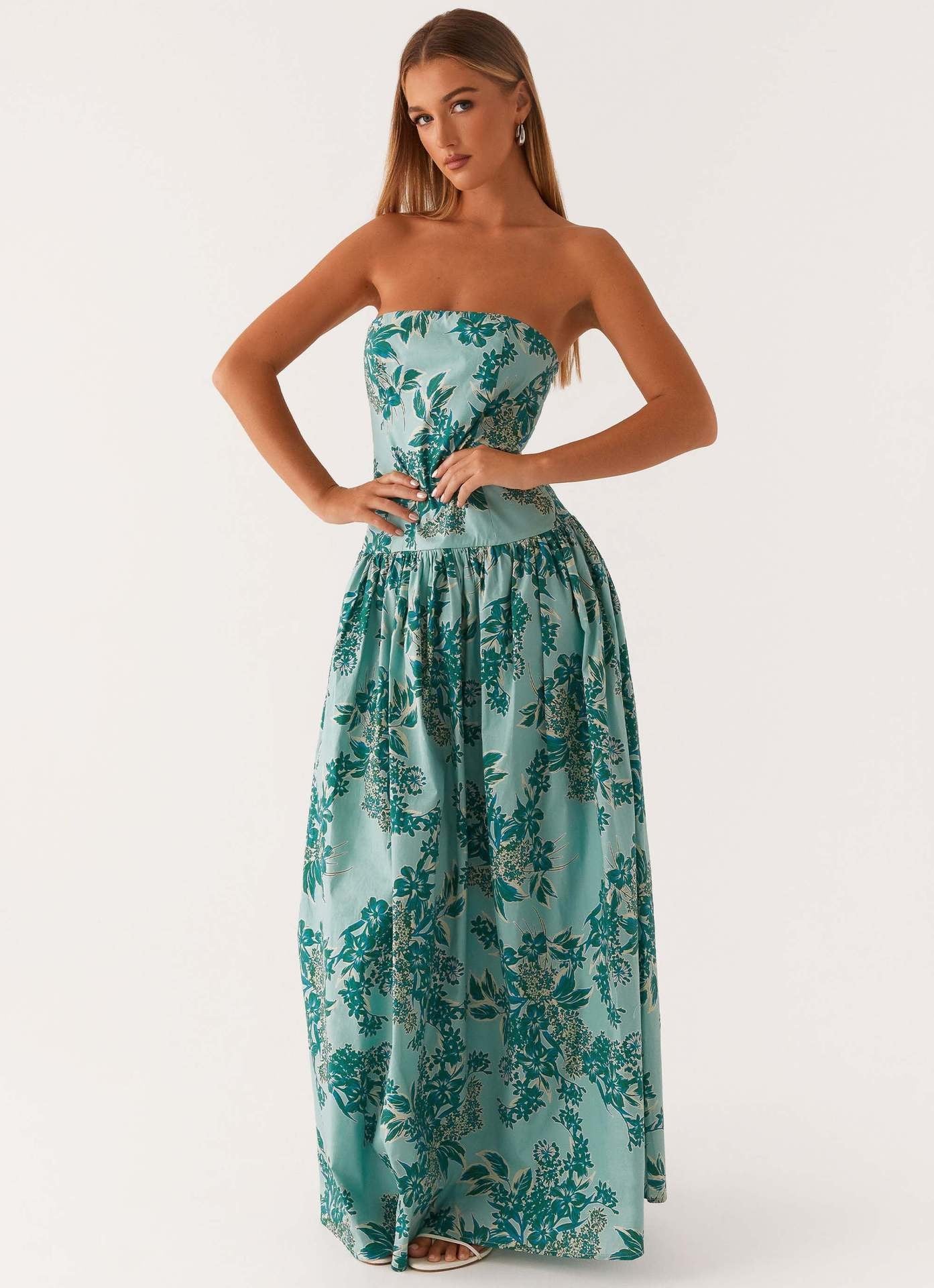 Women's Fashion Hot Printed Sexy Tube Dress Dresses