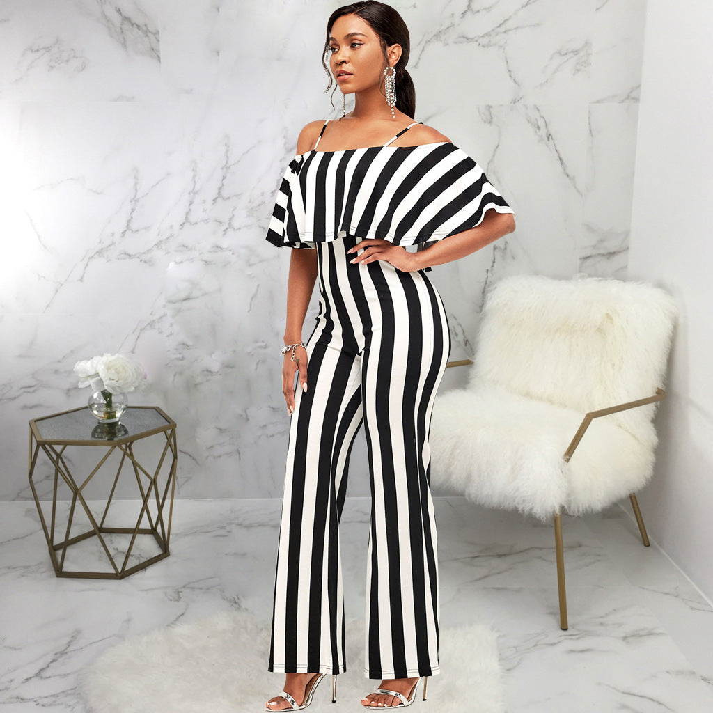Women's Elegant Graceful Sexy Fashion Strapless Jumpsuits