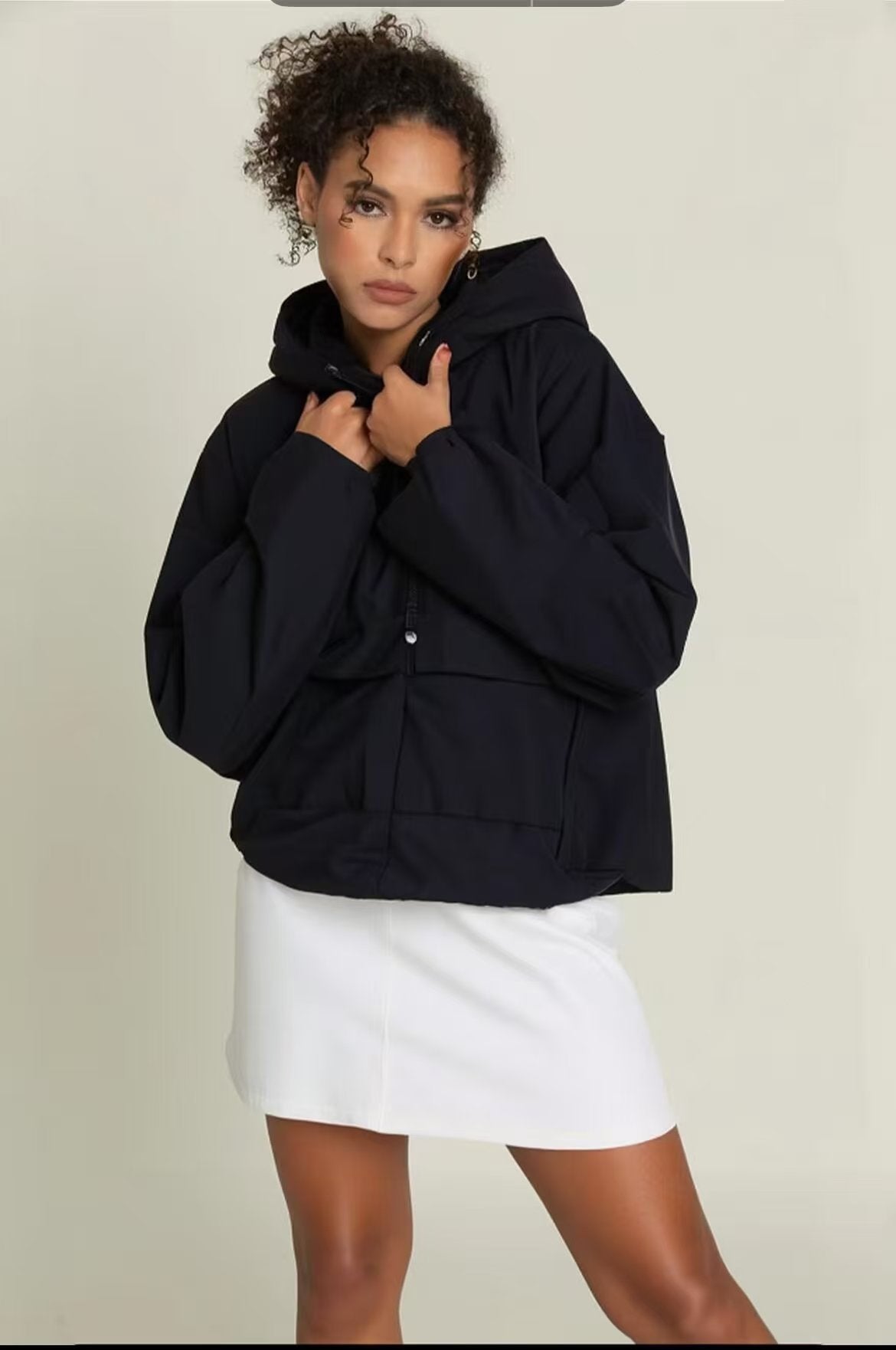 Women's Charming Fabric Hooded Multicolor Outdoor Jackets