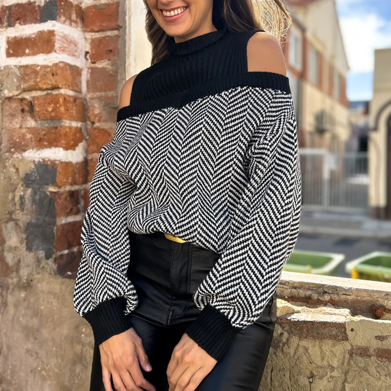 New Attractive Classy Unique Knitted Striped Sweaters