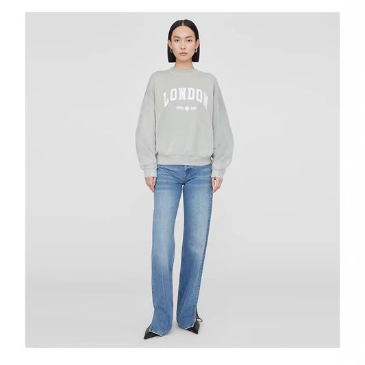 Women's Early Autumn North American Niche Classic Letter Sweaters