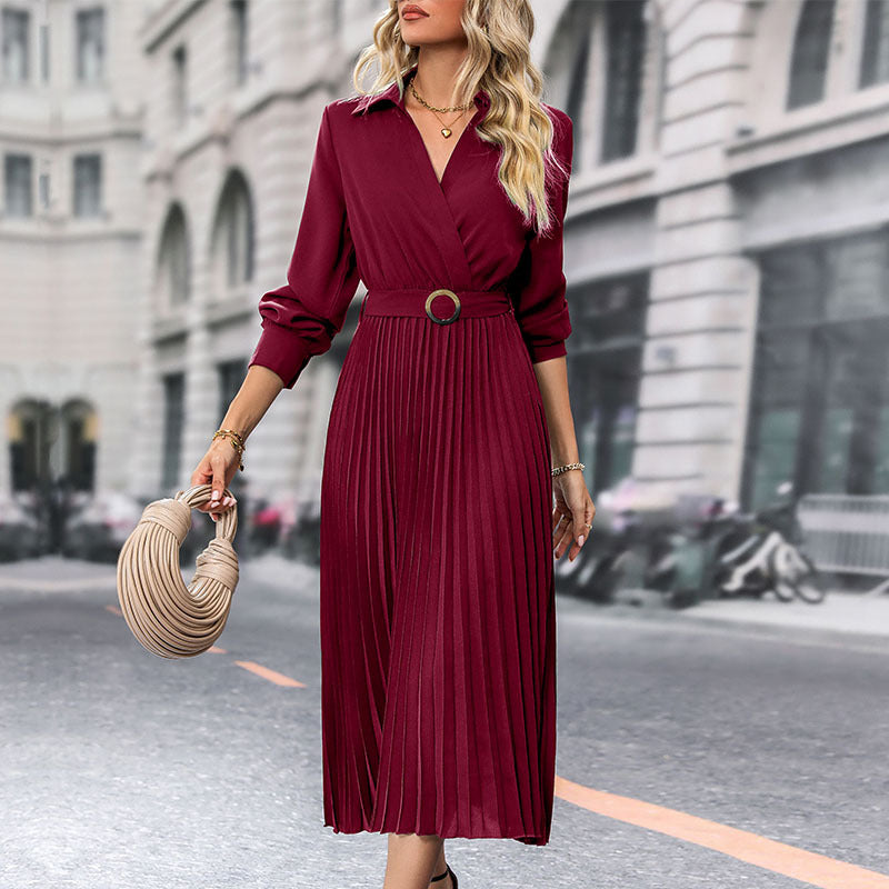 Women's Stylish High-grade Solid Color Dress Dresses