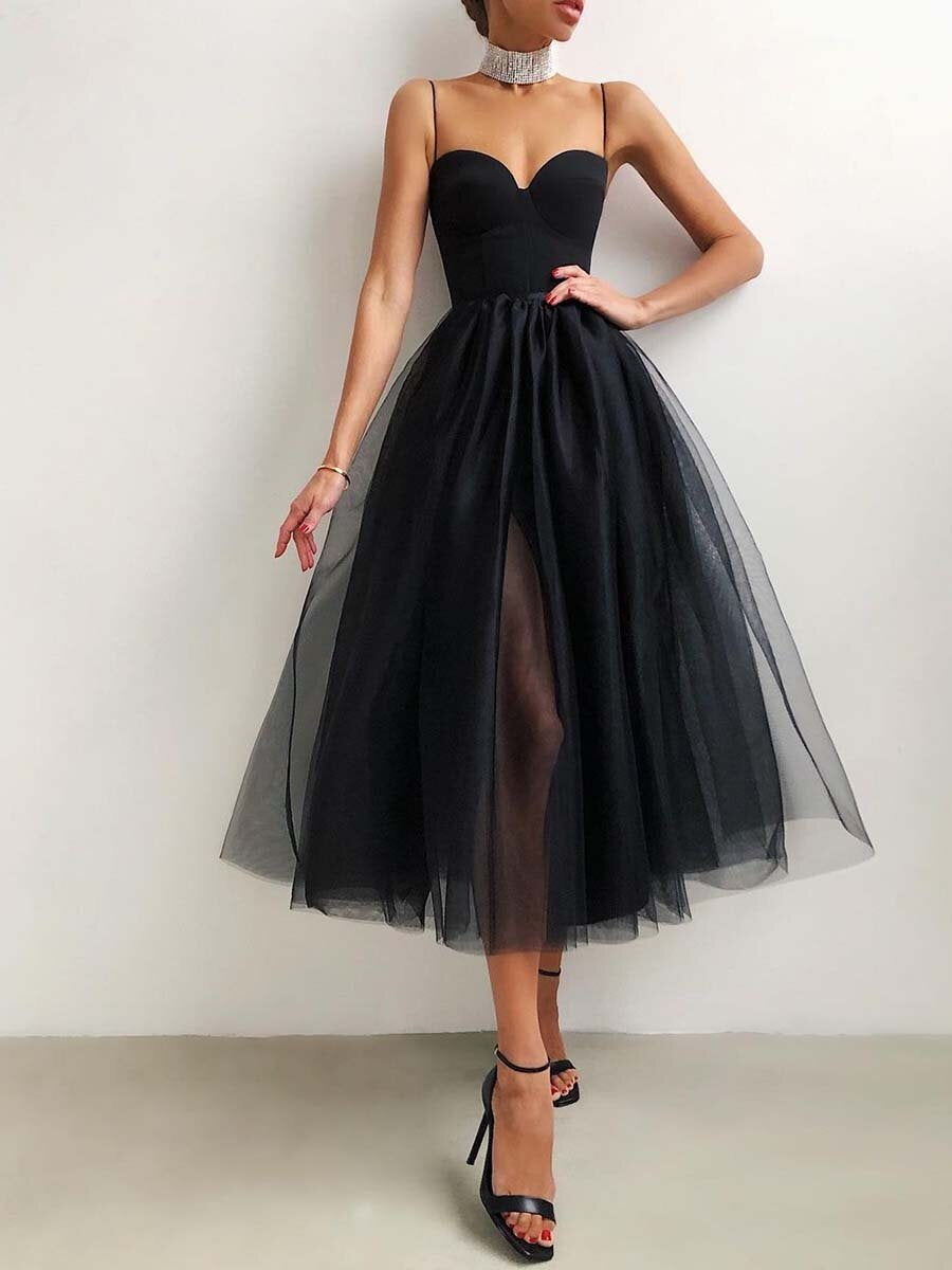 Women's Pretty Beautiful Straps Tulle Dress Wedding Dresses