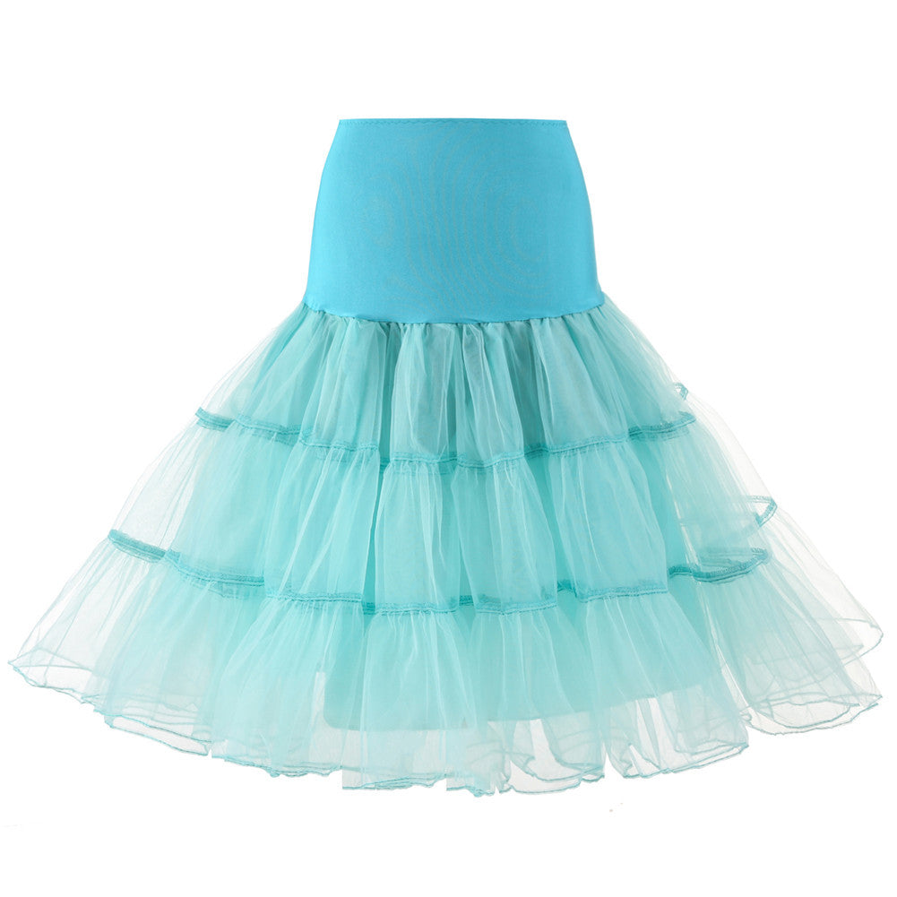 Boneless Gauze Crinoline Violent Color Slip Wedding Dresses