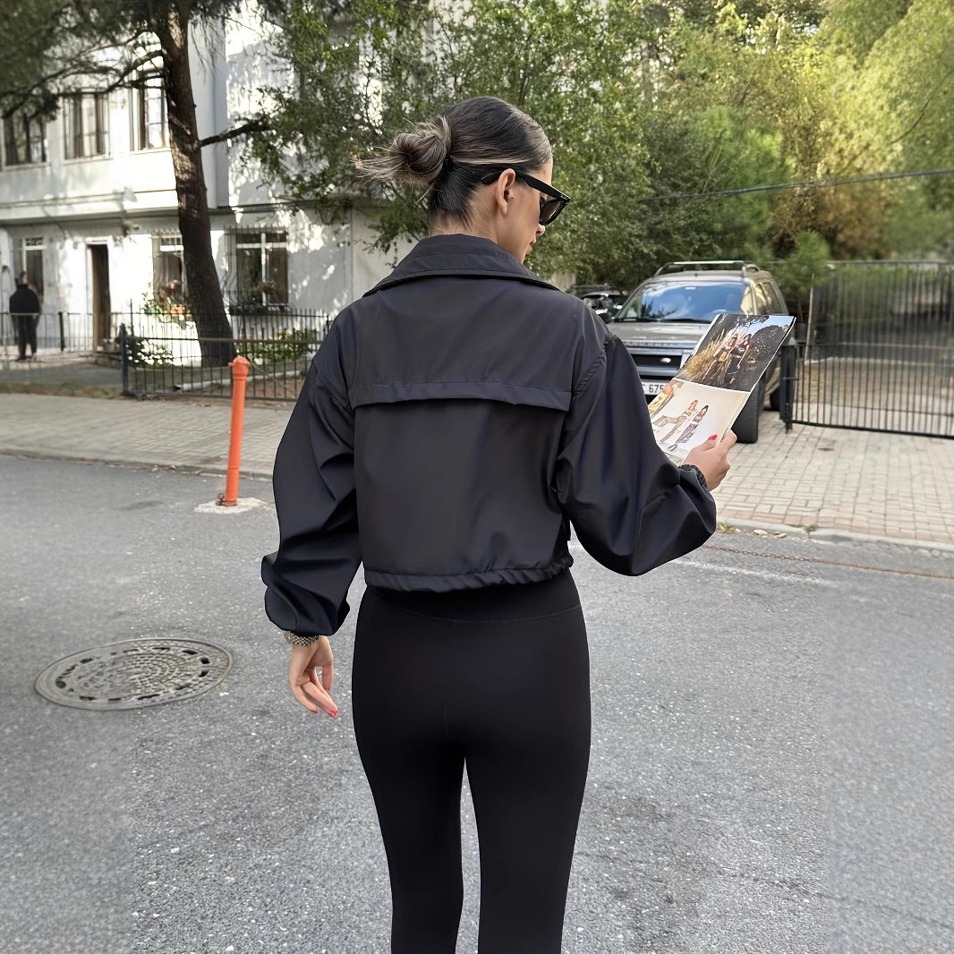 Women's Work Clothes Autumn Loose American Jackets