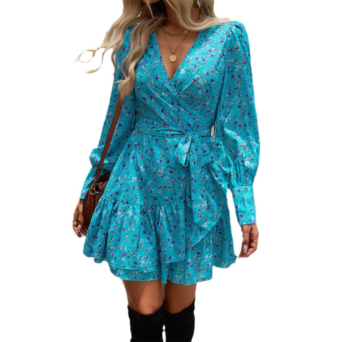 Women's Dress Temperament Elegant Printed A- Line Dresses