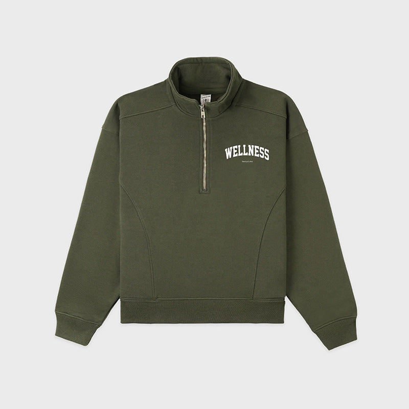 Women's Spring North American Niche Turtleneck Letters Sweaters