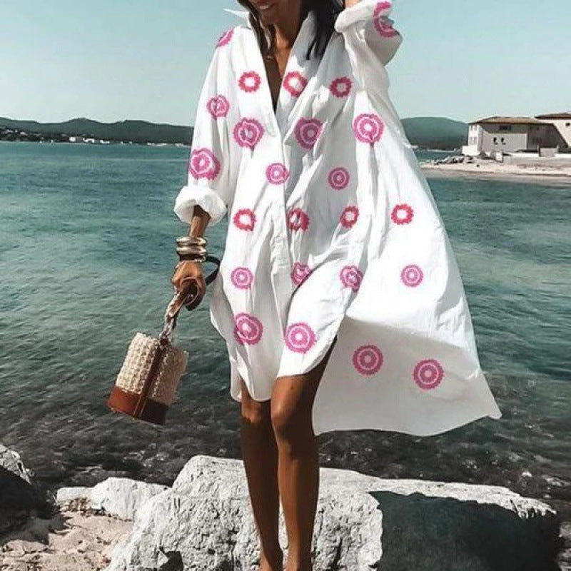 Innovative Creative Fashion Temperament Shirt Dress Dresses