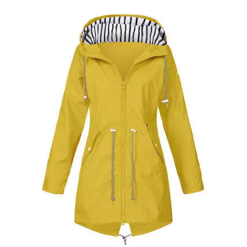 Women's Zipper Shell Three-in-one Outdoor Hooded Mountaineering Coats