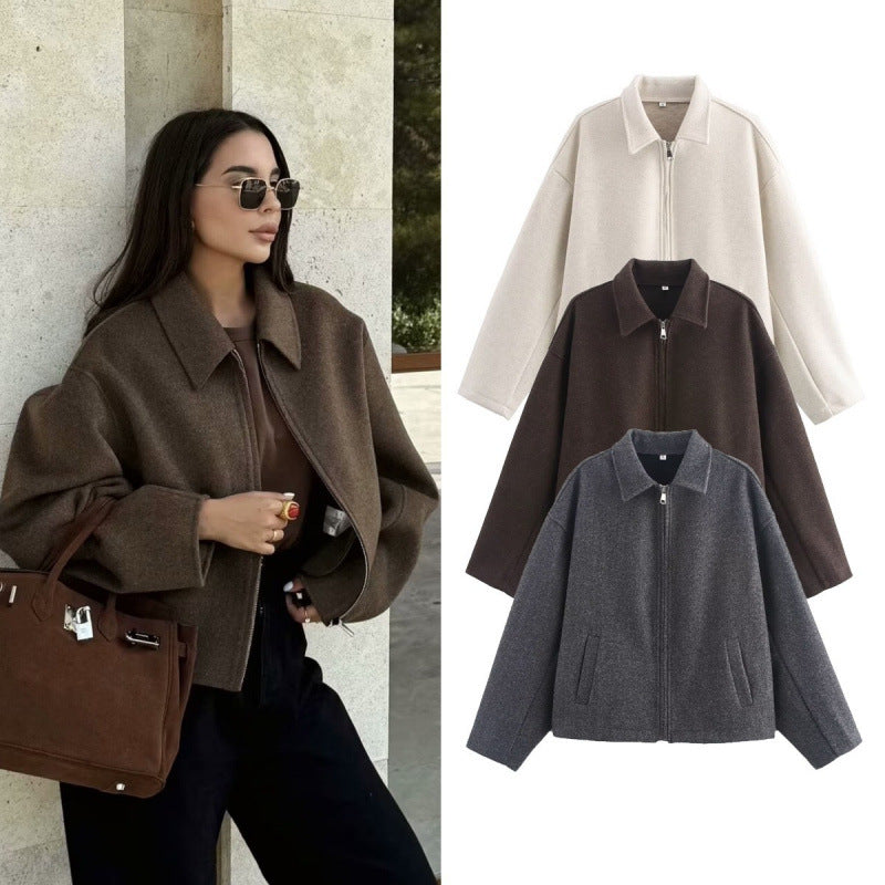 Women's Classic Retro Fashion Casual Long-sleeved Jackets