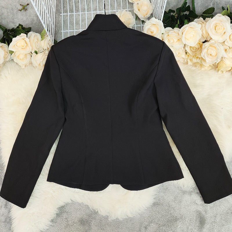 Women's Fashion Temperament Slim Fit Business Small Blazers
