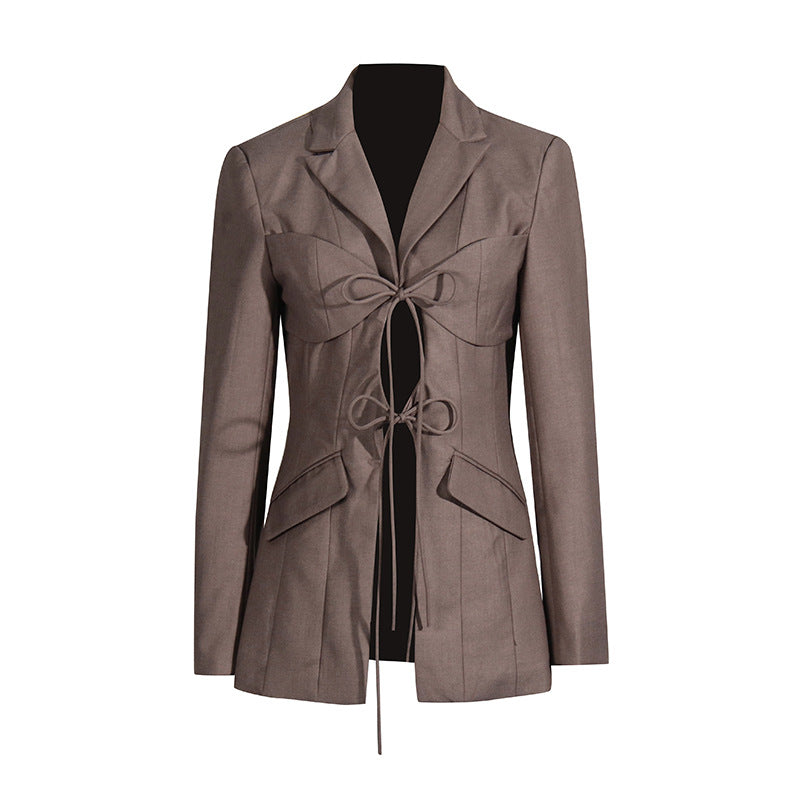 Women's Fashion Sexy Cutout Tight Waist Irregular Suits