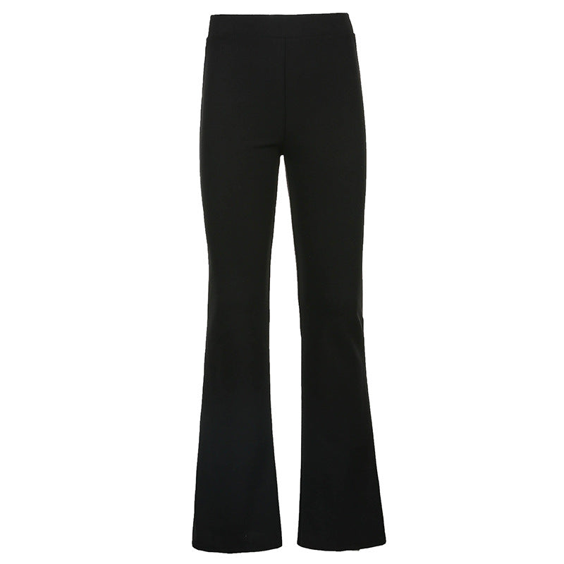 Street Temperament Draping Skinny Slimming Wide Leg Professional Pants