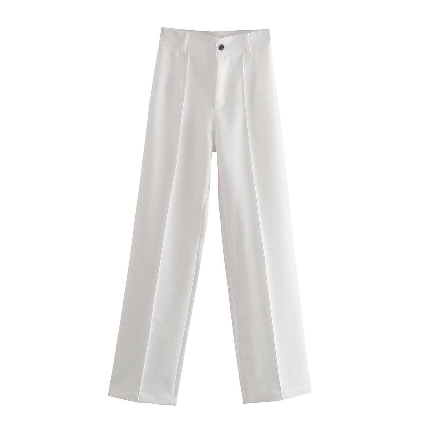 Summer Straight High Waist Slimming Solid Pants