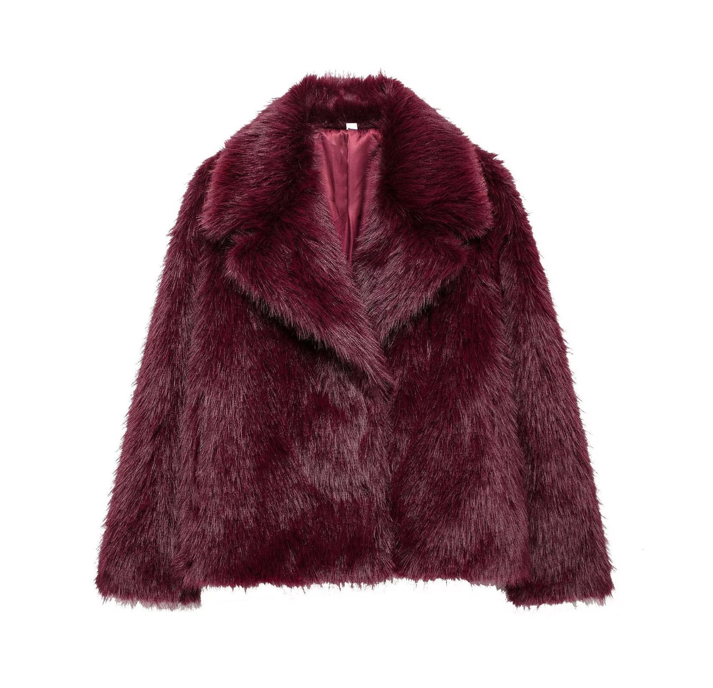 Beautiful Attractive Autumn Artificial Fur Effect Jackets
