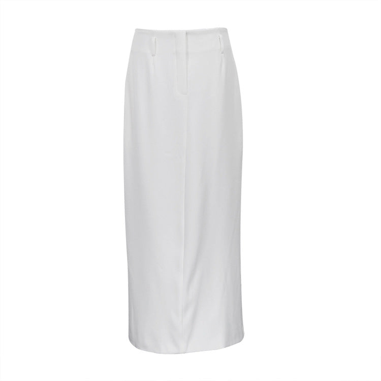 Women's Low Waist Female Temperament Commute Loose Skirts