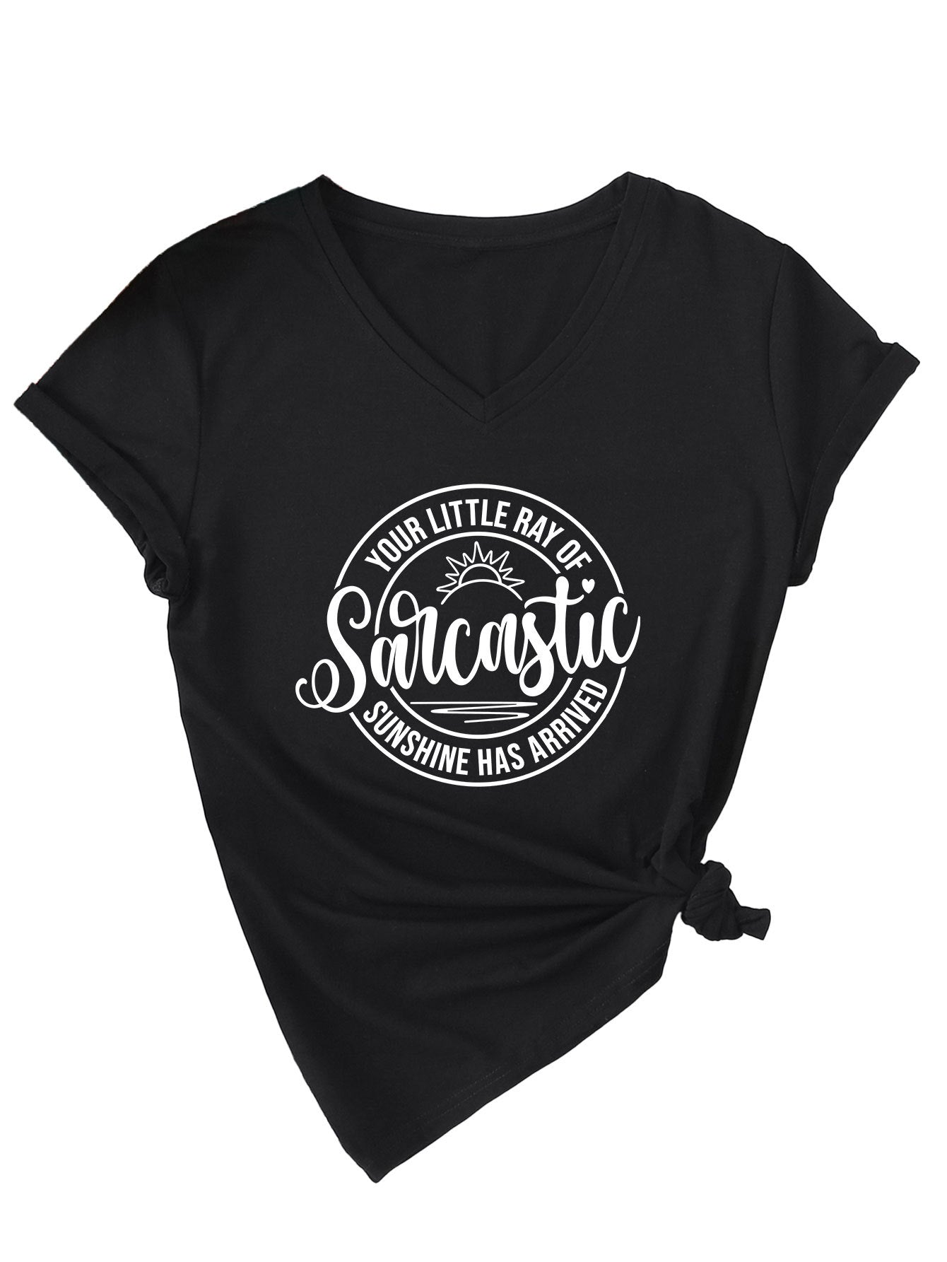 Women's Beautiful Casual Short-sleeved Fashion T-shirt Blouses