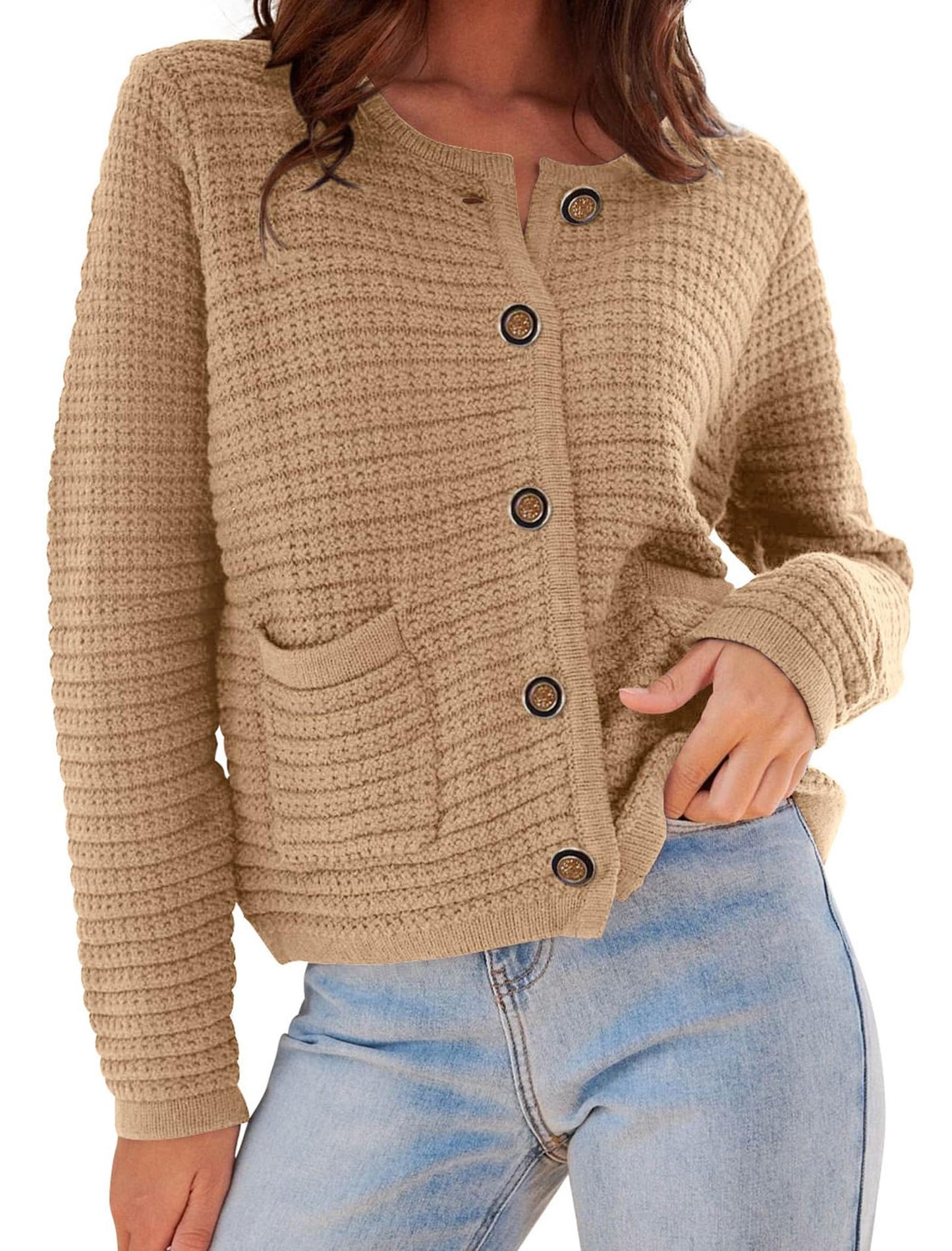 Women's Stylish Senior Chic Knitted Versatile Jackets
