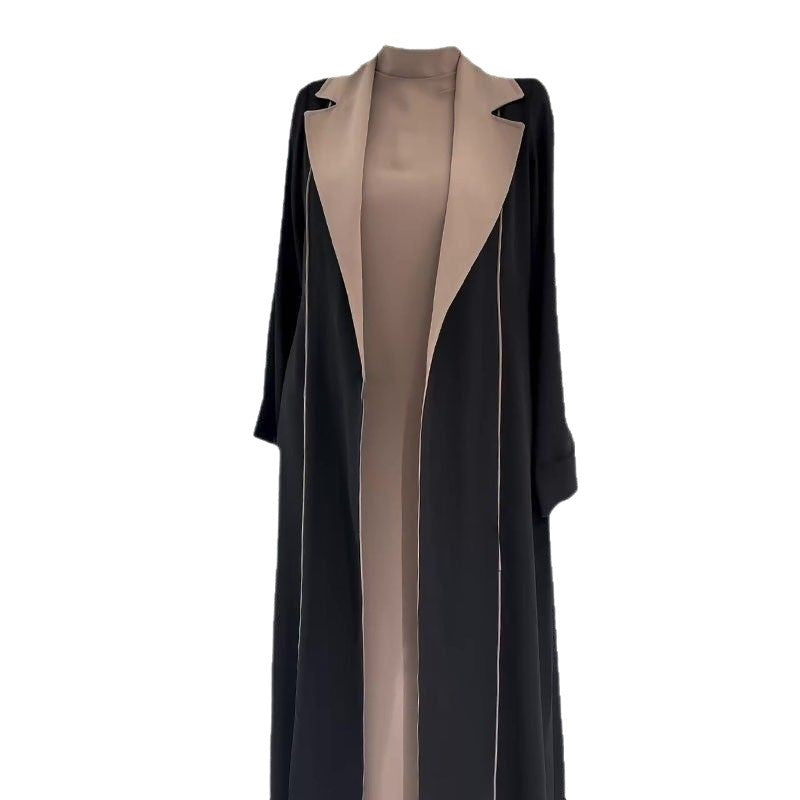 High-grade Fashion Long Robe Trench Outer Coats