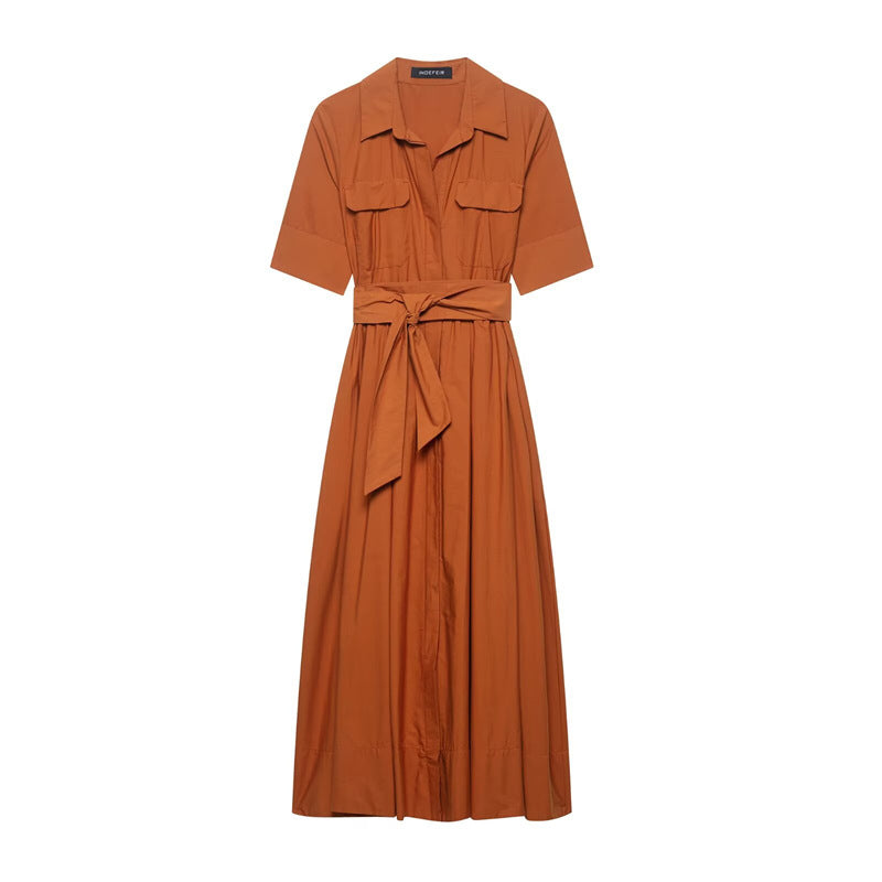 Women's Sense Niche Slim Fit Slimming Casual Dresses