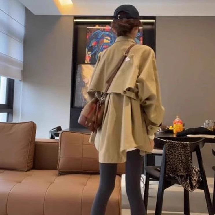 Women's Oversized Trench Small High-grade Super Nice Coats