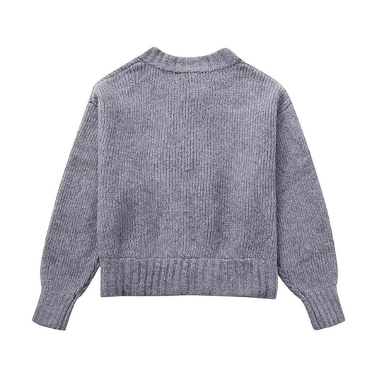 Women's Creative French Zipper Knitted Bomber Coats