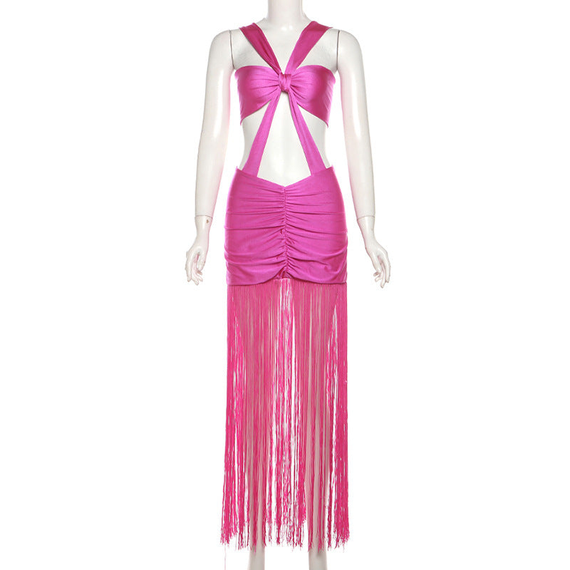 Women's Summer Sexy Hot Butterfly Strap Navel Skirts