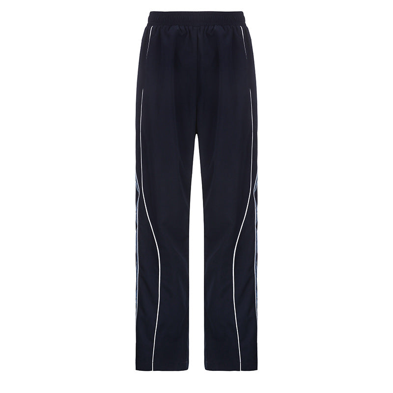 Casual Woven Personality Street Loose Elastic Waist Pants