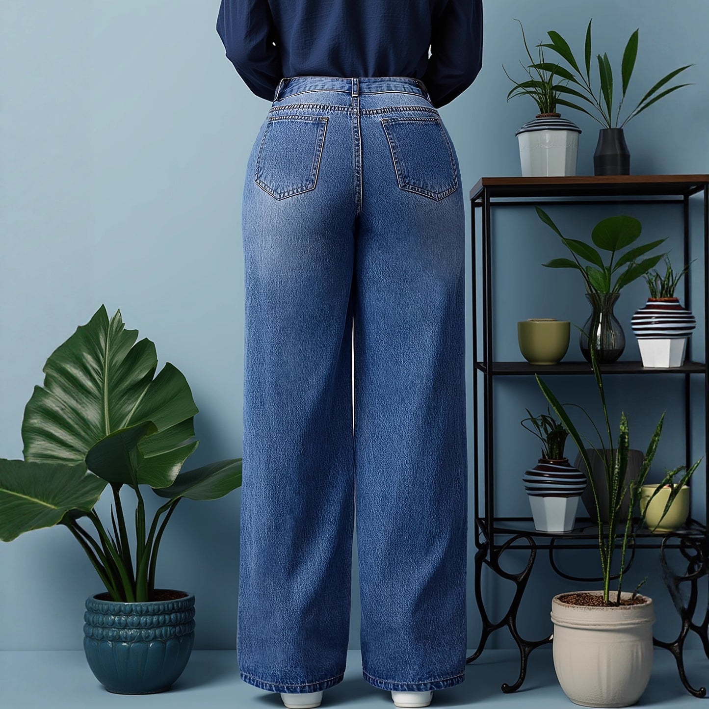 Women's Beautiful Stylish Retro Stretchy Casual Jeans