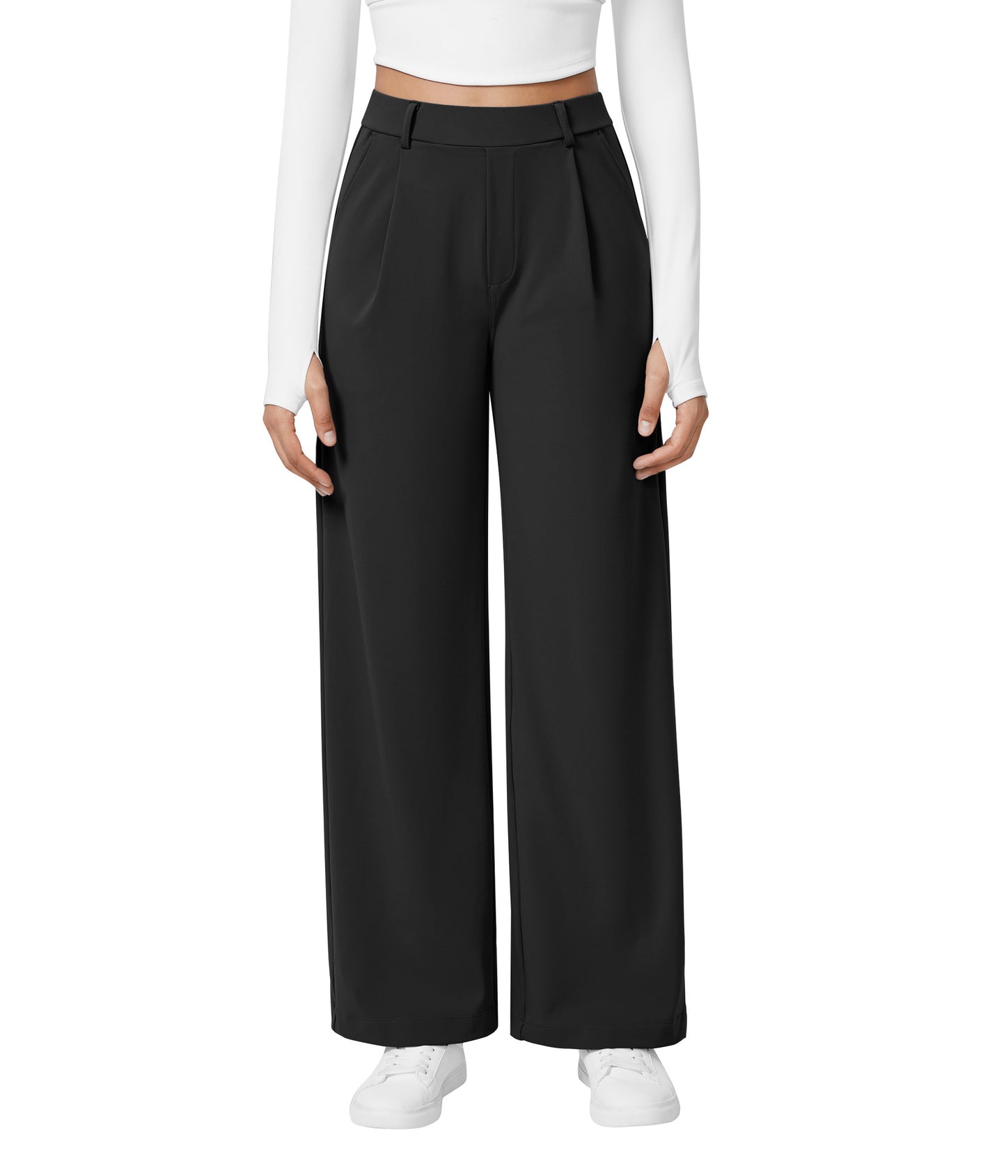 Women's Outdoor Workout Casual Yoga Trousers Straight Pants