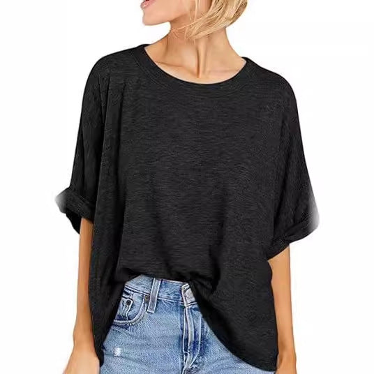 Women's Summer Casual Sleeve Loose T-shirt Blouses