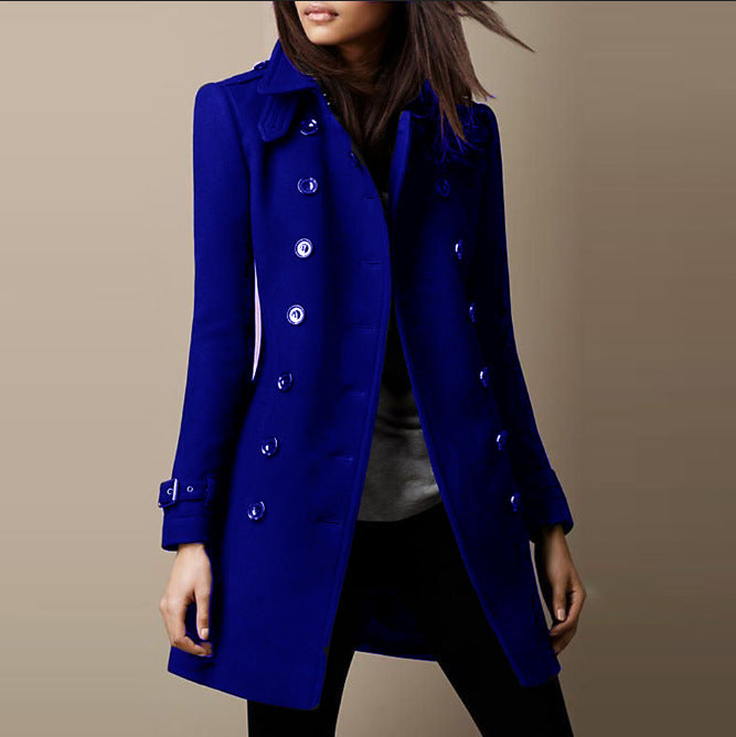 Women's Charming Attractive Hot Single Woolen Coats