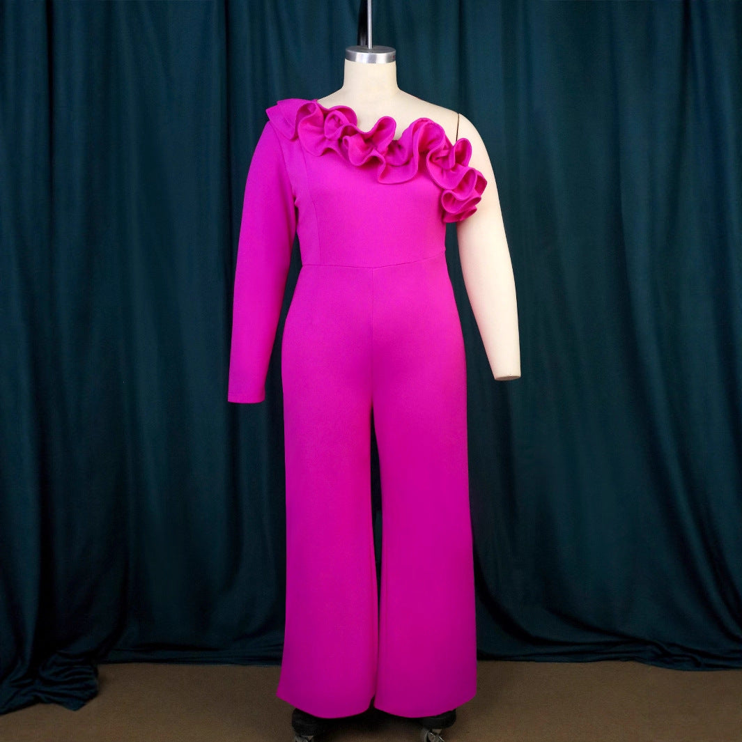 Wooden Ear Commute Style High Waist Jumpsuits