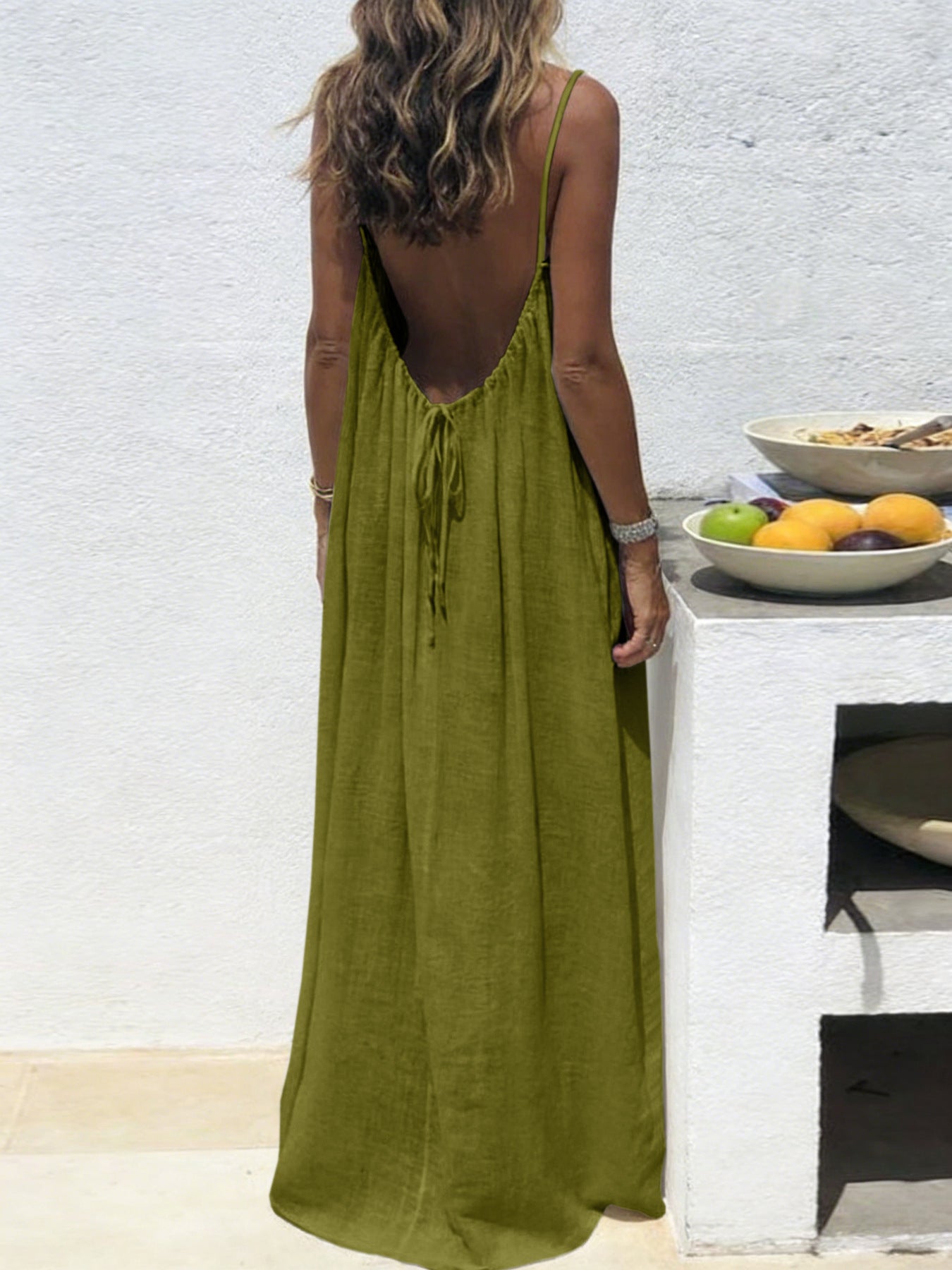 Comfortable Graceful Classic Slouchy Women's Strap Dress