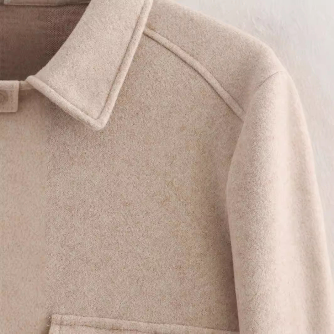 Women's Autumn Fashion Street Versatile Zipper Ornament Tops