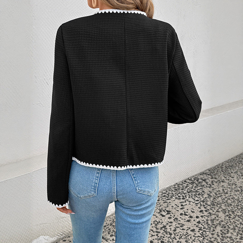 Women's Autumn Casual Classic Style Loose Trim Coats