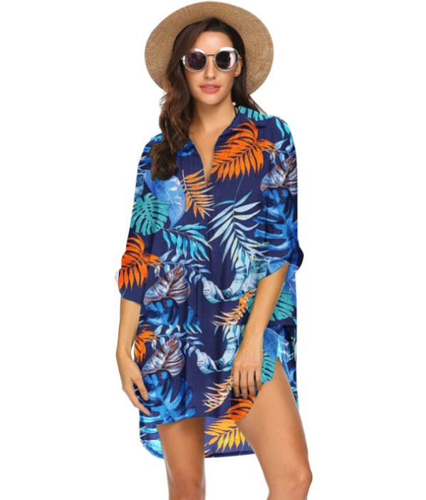 Women's Swimsuit Beach Cover Up Bikini Sun Blouses