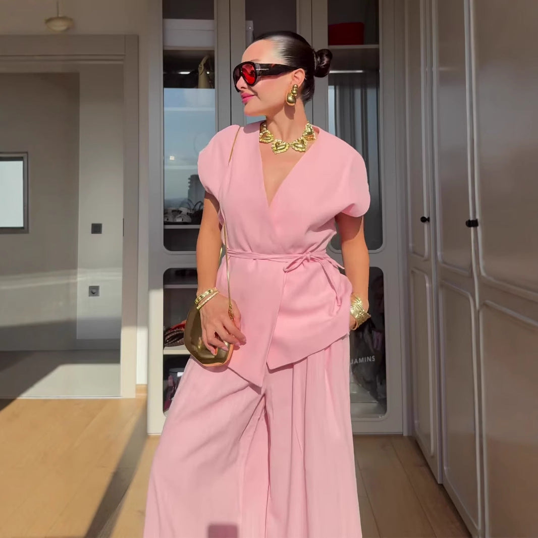 Summer Fashion Casual Sleeve Sexy Trousers Dresses