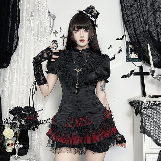 Spider Web Pumpkin Asian Culture Summer Skirts