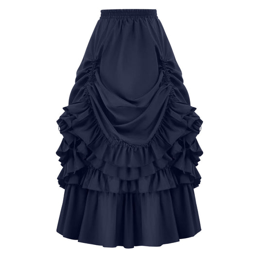 Women's Retro Victorian Half-length Swing Performance Wear Skirts