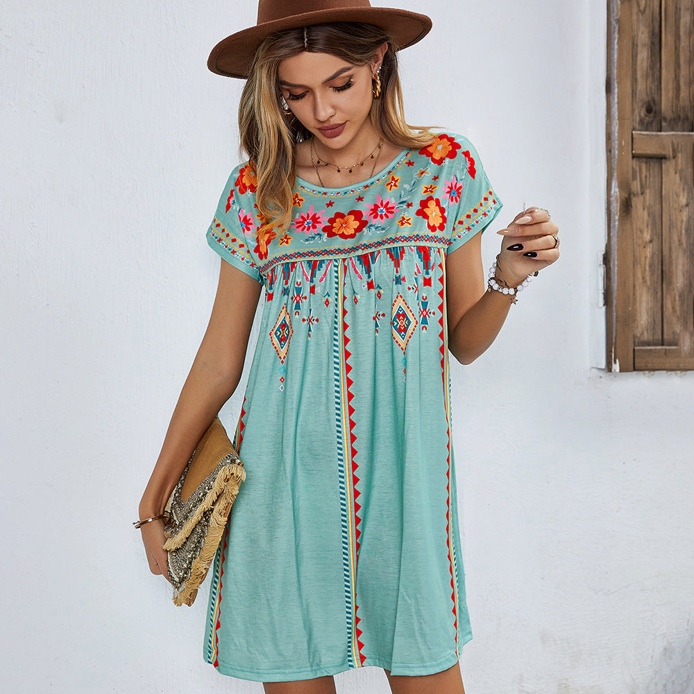 Versatile Design Leisure Holiday Dress Loose Dresses